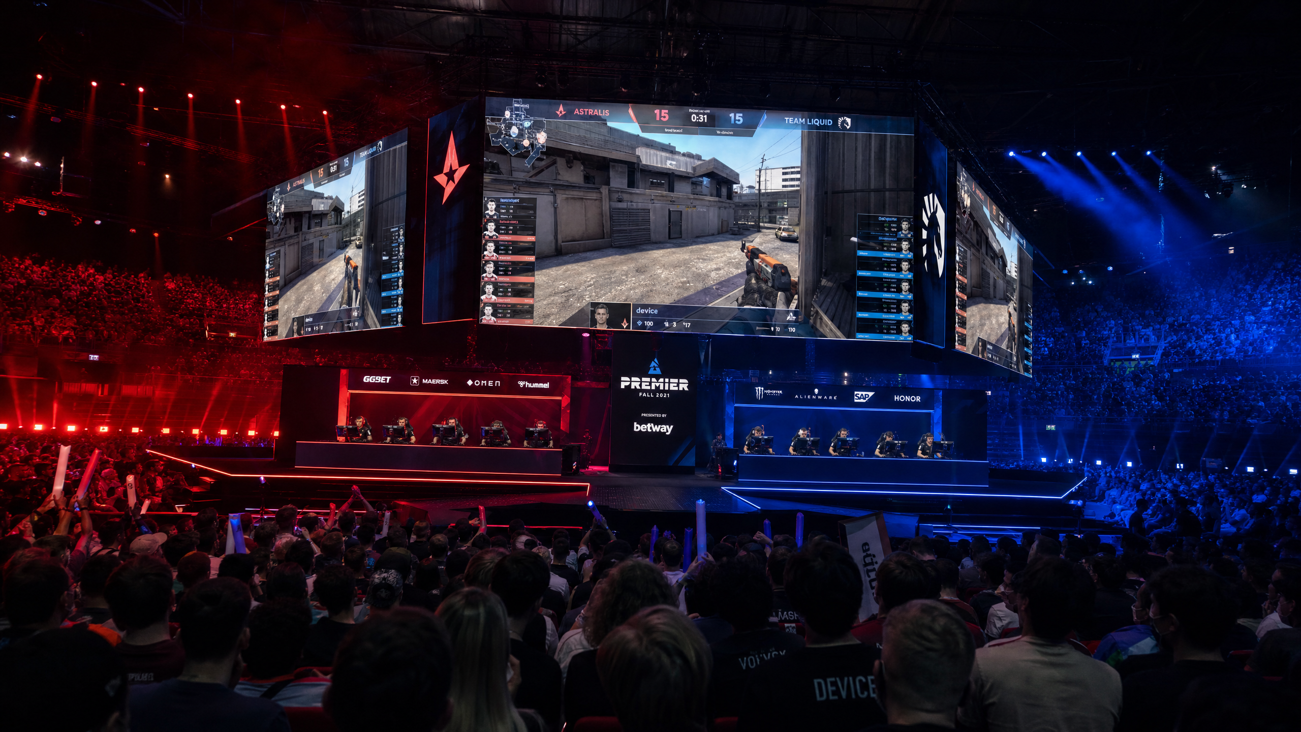 Esports tournament stage
